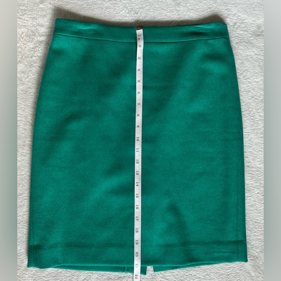 Lot Of 2 - J Crew The Pencil Skirt, Size 6, Blue And Green, Wool - Picture 4 of 15